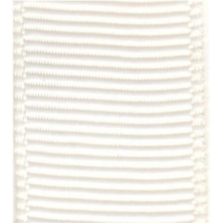 Papilion Papilion R074200230028100Y .88 in. Grosgrain Ribbon 100 Yards - Antique White R074200230028100Y